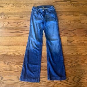 Ariat Denim Trouser, size 25L, dark blue